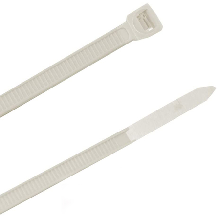 Us Cable Ties Cable Tie, 14 in., 50 lb, Natural Nylon, 100PK SD14N100